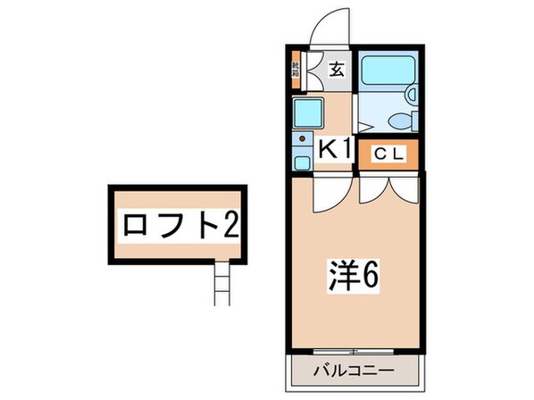 アネックスガ－デン相模大野の物件間取画像